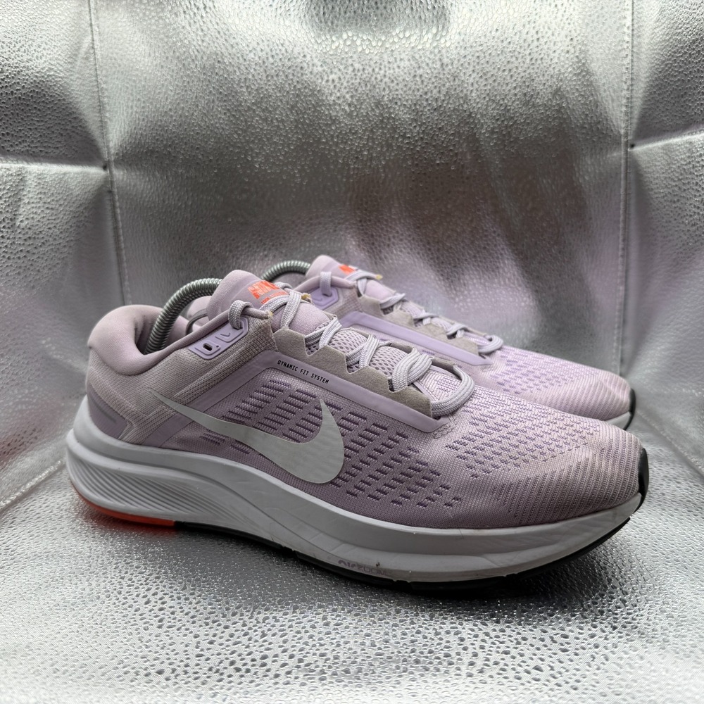 Size 11 Nike Air Zoom‎ Structure 24 Lilac Rush Orange Womens Sneakers DA8570-501
